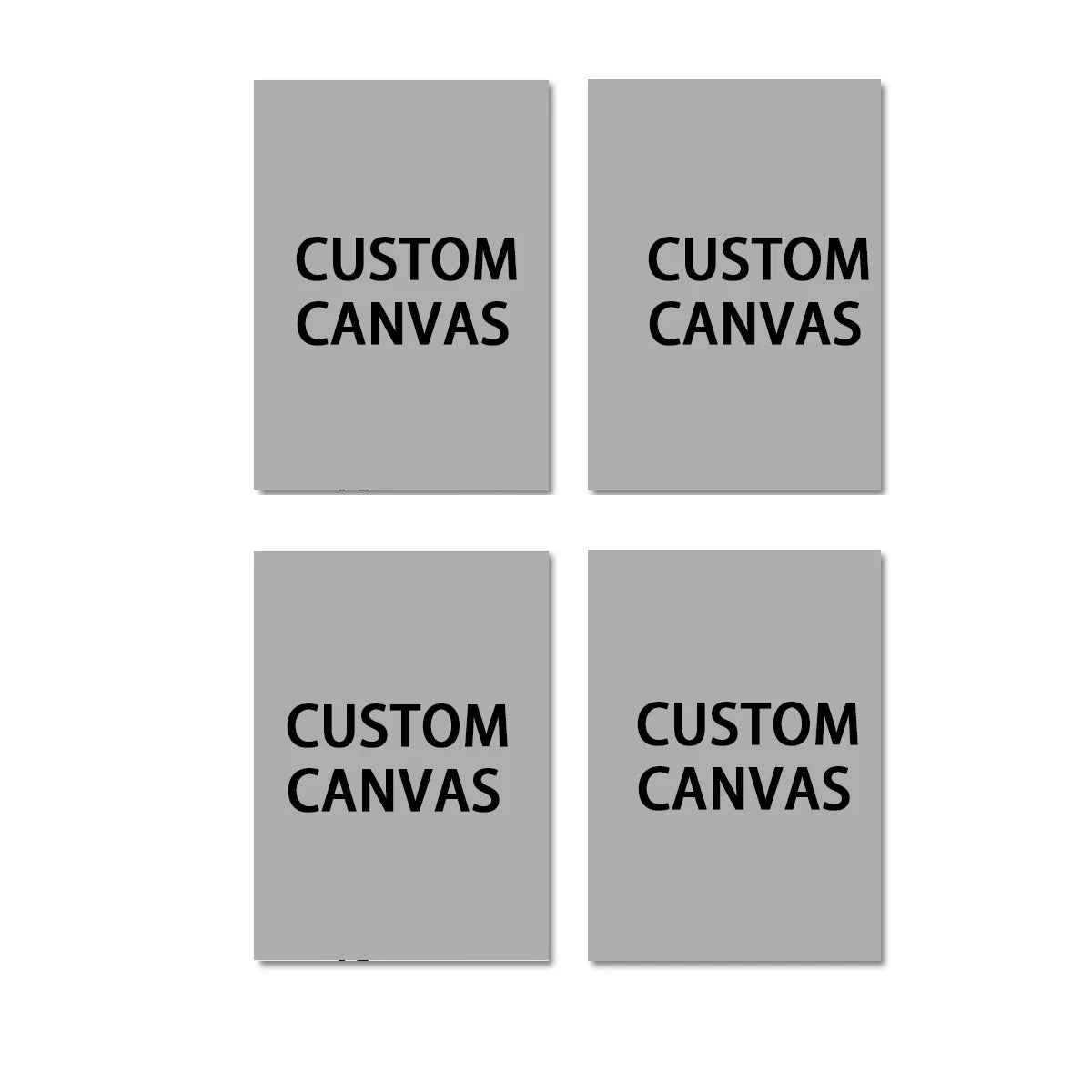 6pcs/set Custom Canvas Prints Photo Wall Art Personalized Poster for Family Life Pet Animal Birthdays Wedding Scenery Home Decor