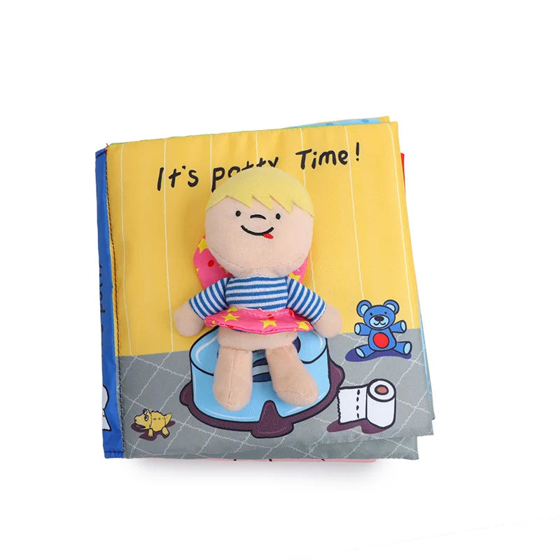 Baby Toys 0 12 Months Infant Tail Cloth Book Learning and Educational Activity Quiet Book Parent-child Interactive Toddler Toys