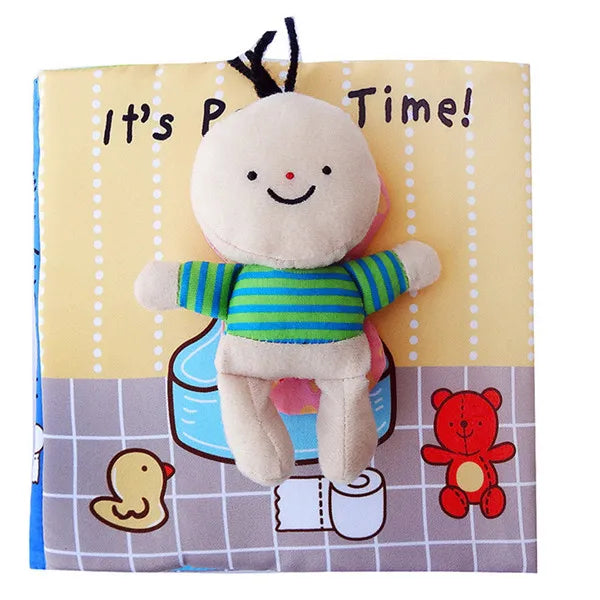 Baby Toys 0 12 Months Infant Tail Cloth Book Learning and Educational Activity Quiet Book Parent-child Interactive Toddler Toys