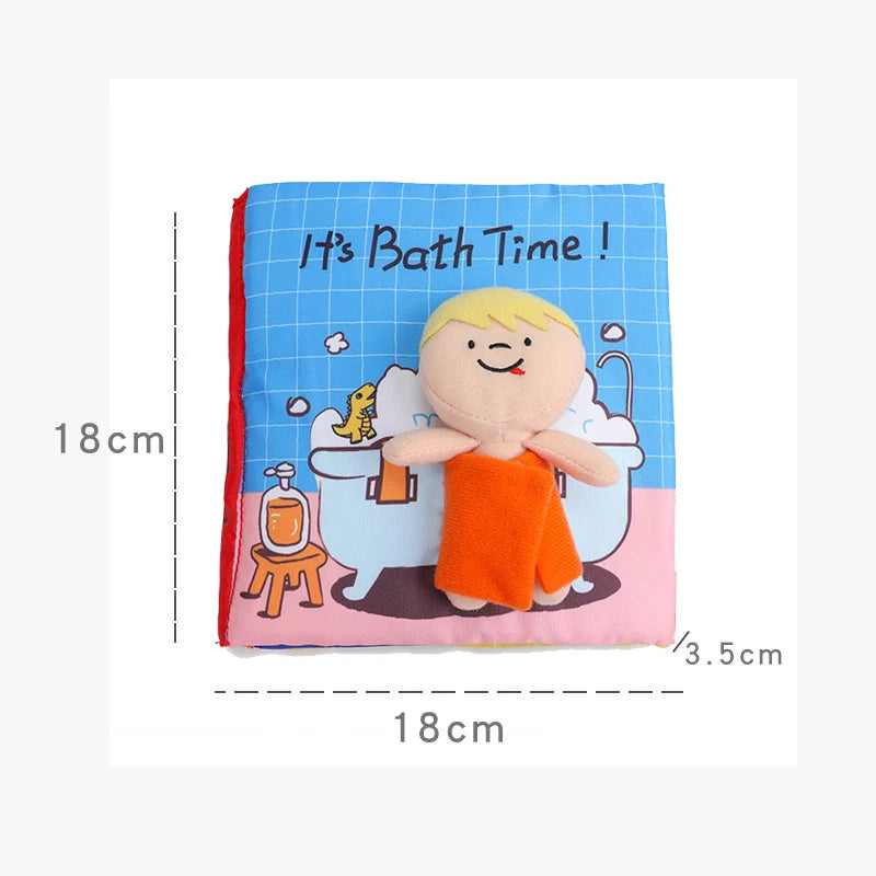 Baby Toys 0 12 Months Infant Tail Cloth Book Learning and Educational Activity Quiet Book Parent-child Interactive Toddler Toys