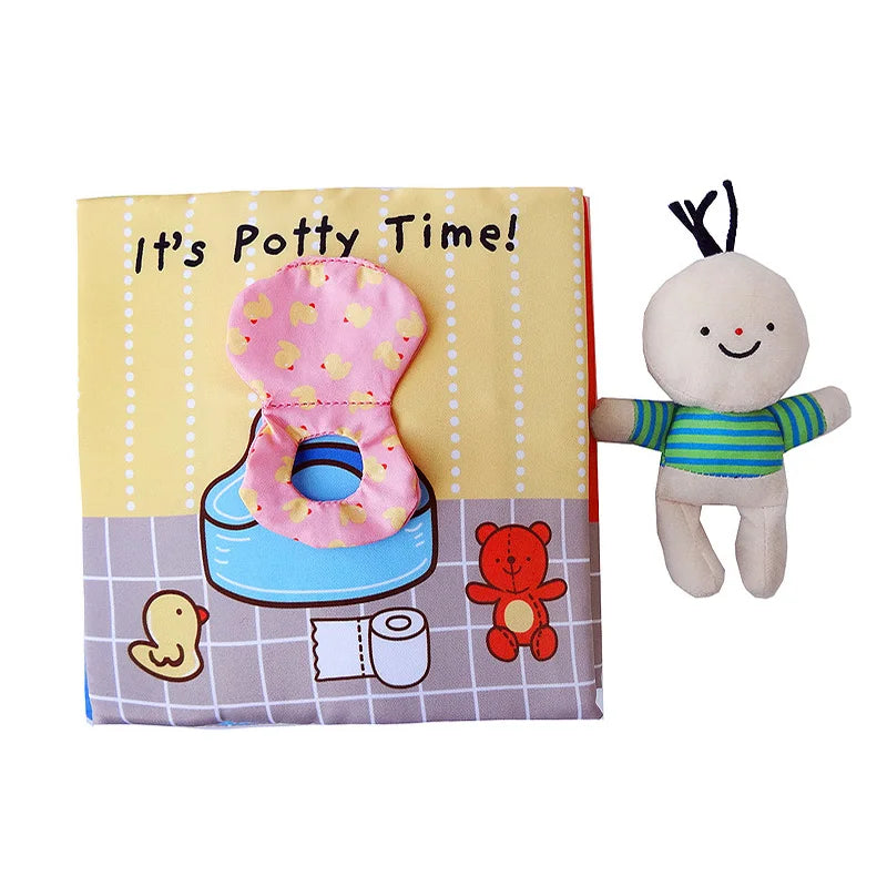 Baby Toys 0 12 Months Infant Tail Cloth Book Learning and Educational Activity Quiet Book Parent-child Interactive Toddler Toys