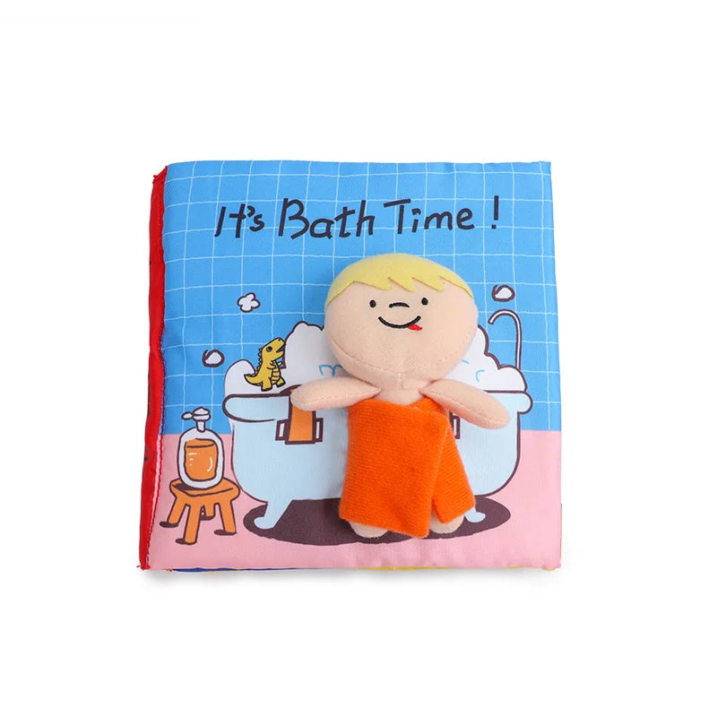 Baby Toys 0 12 Months Infant Tail Cloth Book Learning and Educational Activity Quiet Book Parent-child Interactive Toddler Toys