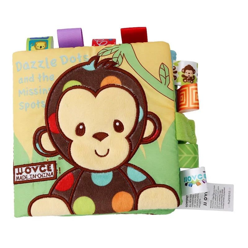 Baby Toys 0 12 Months Infant Tail Cloth Book Learning and Educational Activity Quiet Book Parent-child Interactive Toddler Toys
