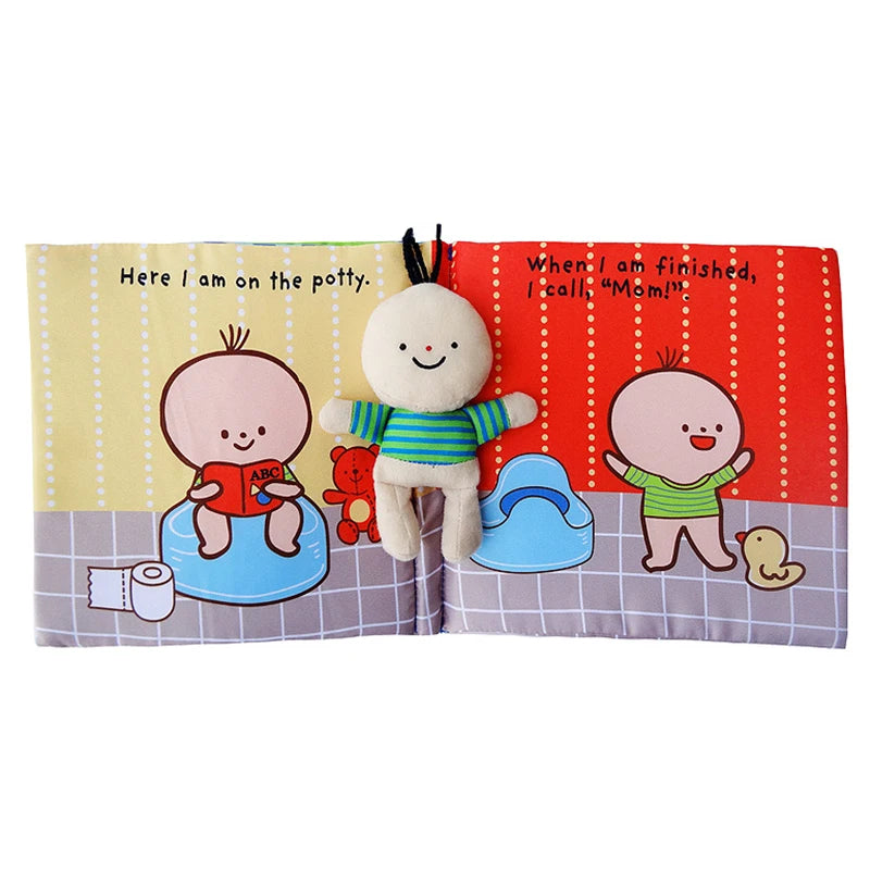 Baby Toys 0 12 Months Infant Tail Cloth Book Learning and Educational Activity Quiet Book Parent-child Interactive Toddler Toys