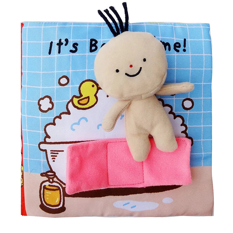 Baby Toys 0 12 Months Infant Tail Cloth Book Learning and Educational Activity Quiet Book Parent-child Interactive Toddler Toys