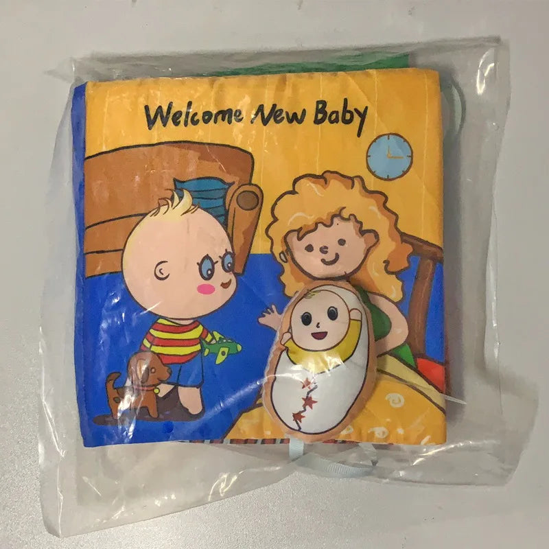 Baby Toys 0 12 Months Infant Tail Cloth Book Learning and Educational Activity Quiet Book Parent-child Interactive Toddler Toys