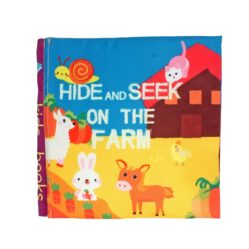 Baby Toys 0 12 Months Infant Tail Cloth Book Learning and Educational Activity Quiet Book Parent-child Interactive Toddler Toys