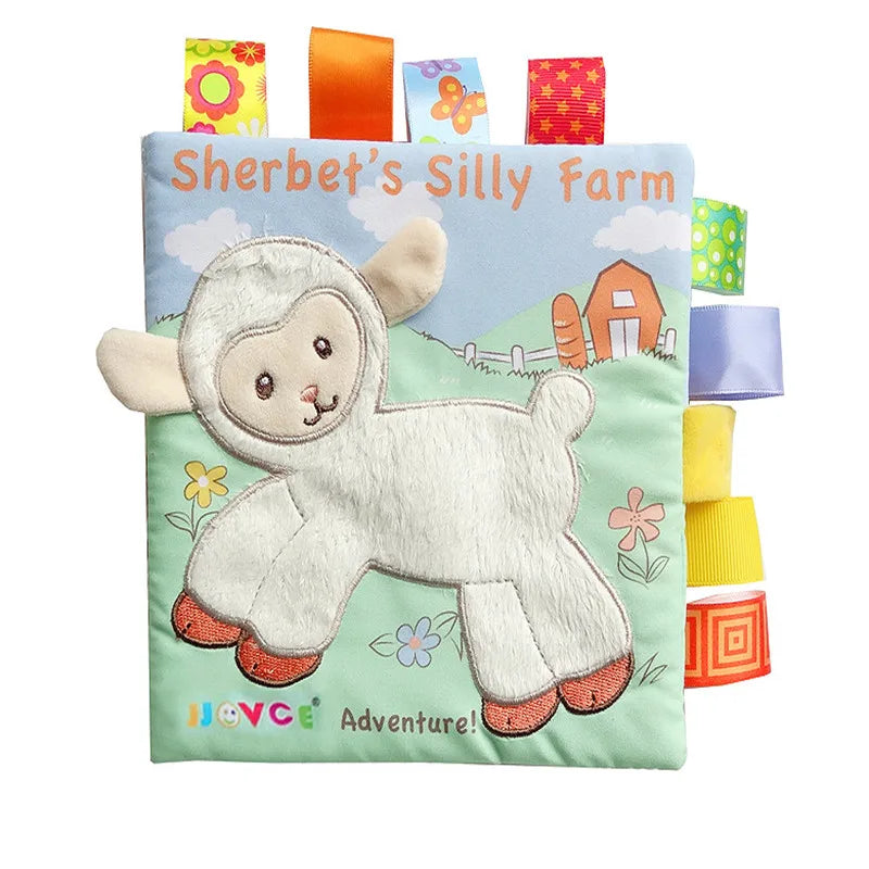 Baby Toys 0 12 Months Infant Tail Cloth Book Learning and Educational Activity Quiet Book Parent-child Interactive Toddler Toys