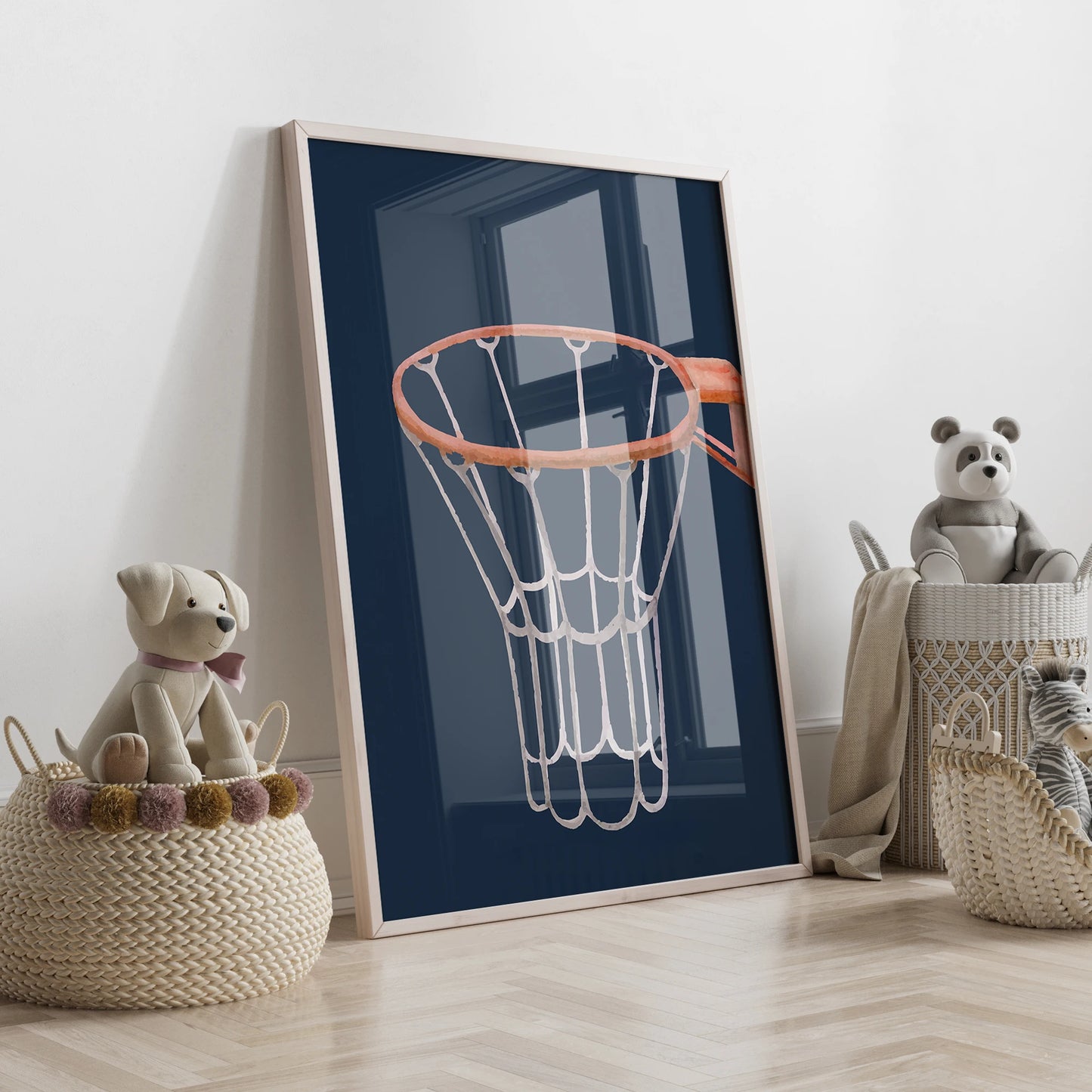3pcs Personalized Custom Name Cartoon basketball Wall Art Print Picture Canvas Poster Painting For Living Room Home Decor