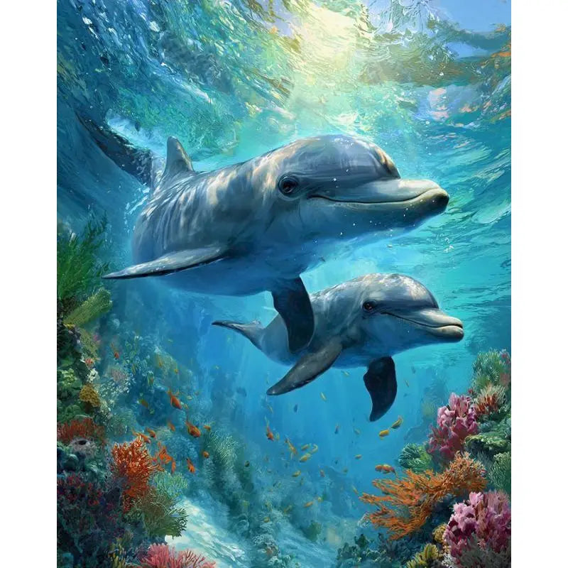 GATYZTORY Sea Turtle Paint By Numbers Handiwork Art Art Supplies Animal Acrylic Painting on Canvas Picture Drawing By Numbers