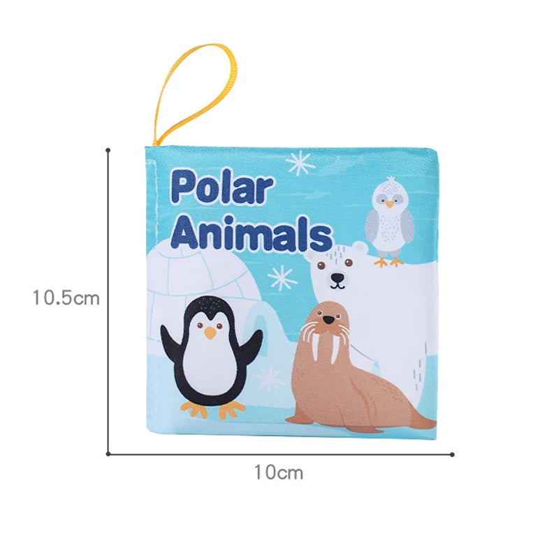 Baby  Enlightenment Cloth Books Educational Toys Baby Intelligence Development Learning Book Rustle Sound Cognition Sensory Toys