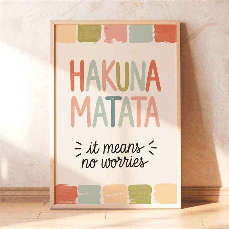 Positive Affirmation Nursery Poster