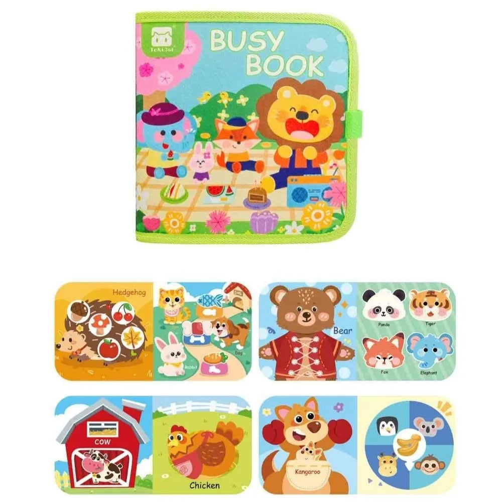 Creative Cognitive Educational Felt Busy Books Unbreakable DIY Felt Books Enlightenment Quiet Book Children's