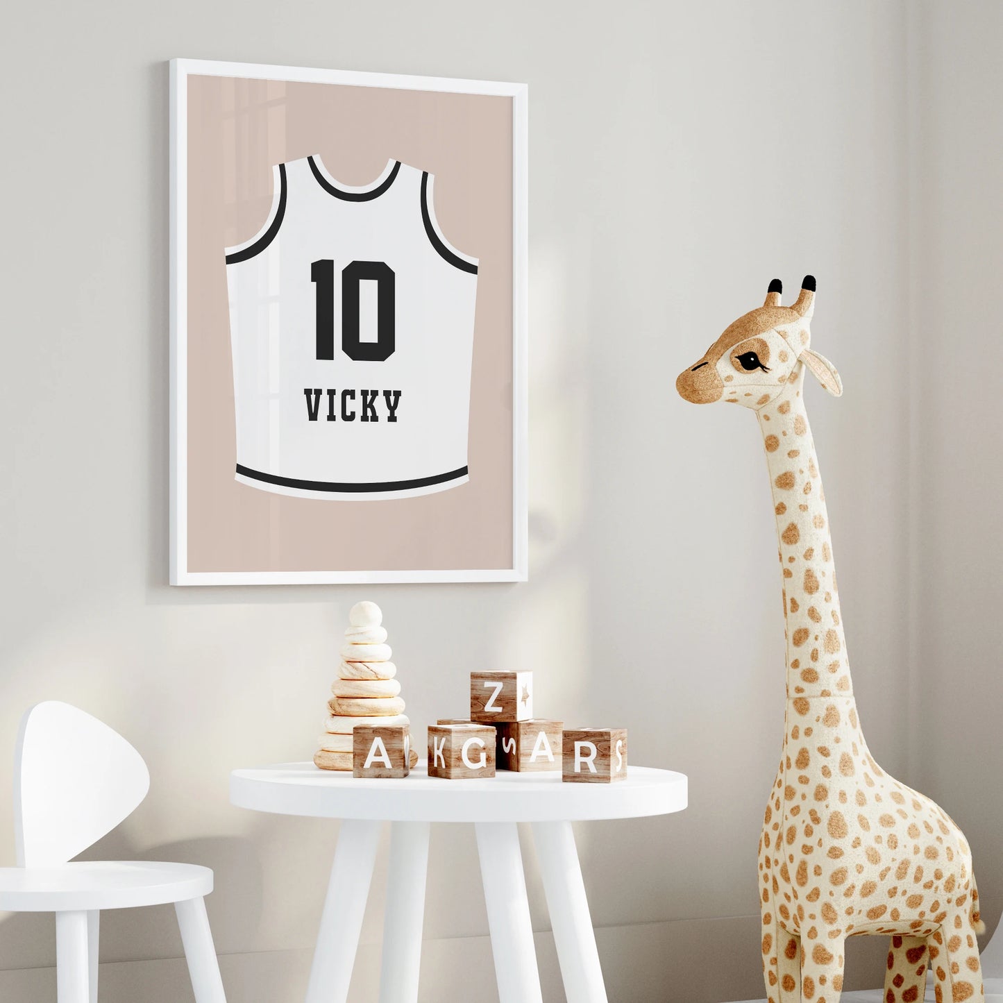 3pcs Personalized Custom Name Cartoon basketball Wall Art Print Picture Canvas Poster Painting For Living Room Home Decor