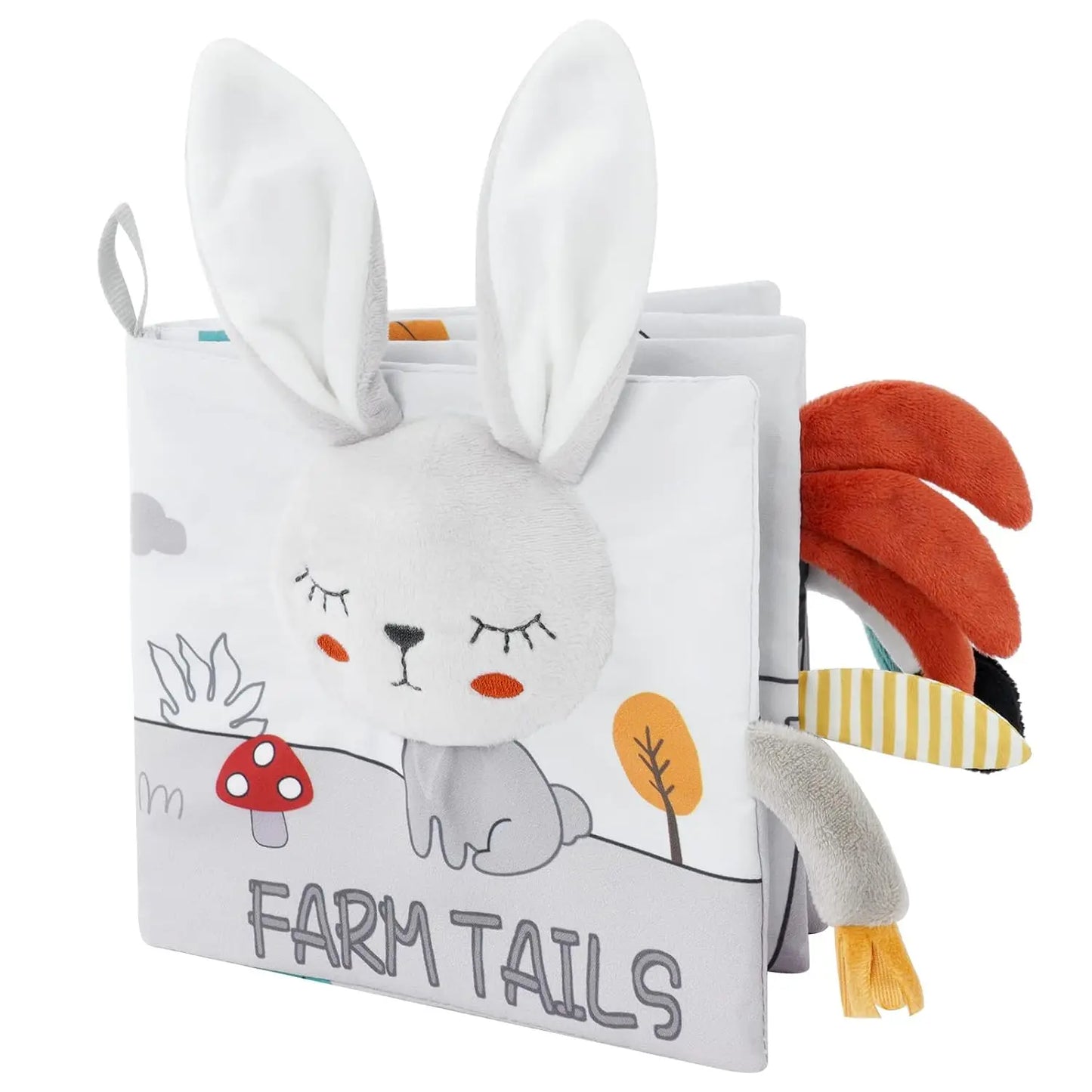 Soft Baby Books Toys 3D Touch and Feel Crinkle Cloth Books Babies Infant Kids Touch and Feel Crinkle for Infants Toddler Gifts