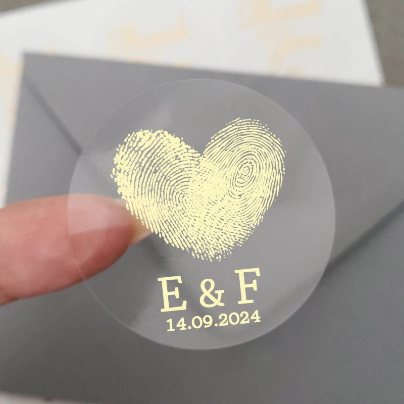 Custom Gold Foiled Stickers, Wedding, Birthday, Your Text, Thank You Labels, Baby Shower, Engagement, Invitation Seals.50 Pieces