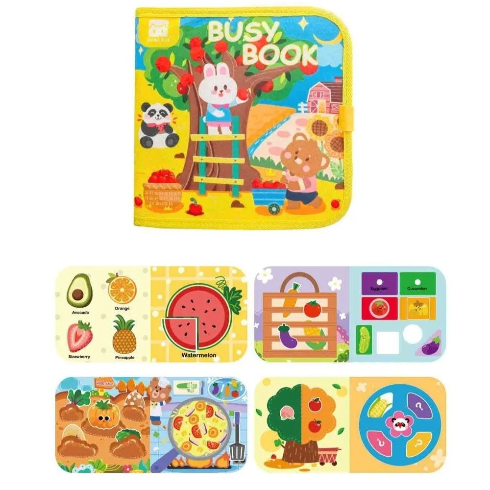 Creative Cognitive Educational Felt Busy Books Unbreakable DIY Felt Books Enlightenment Quiet Book Children's