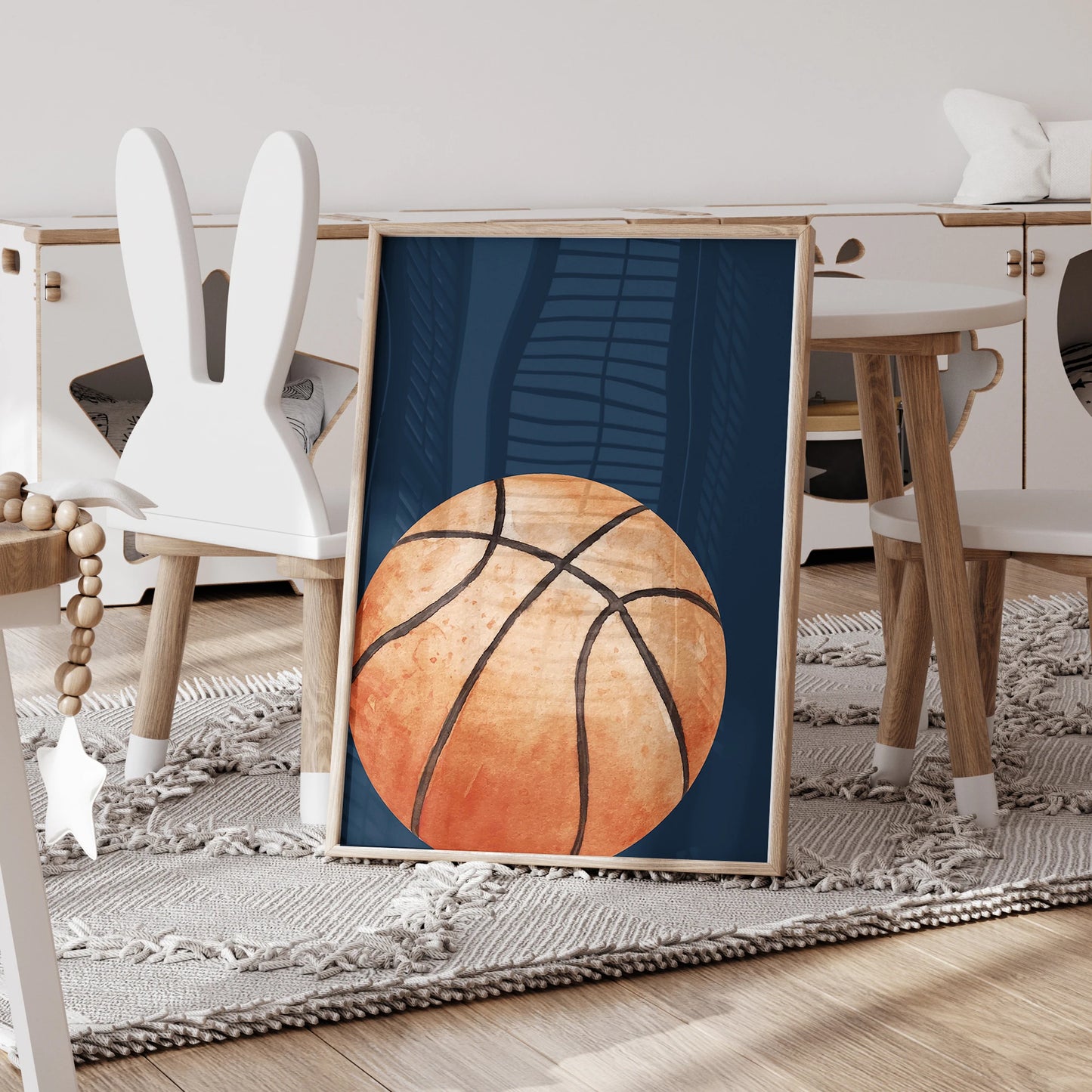 3pcs Personalized Custom Name Cartoon basketball Wall Art Print Picture Canvas Poster Painting For Living Room Home Decor