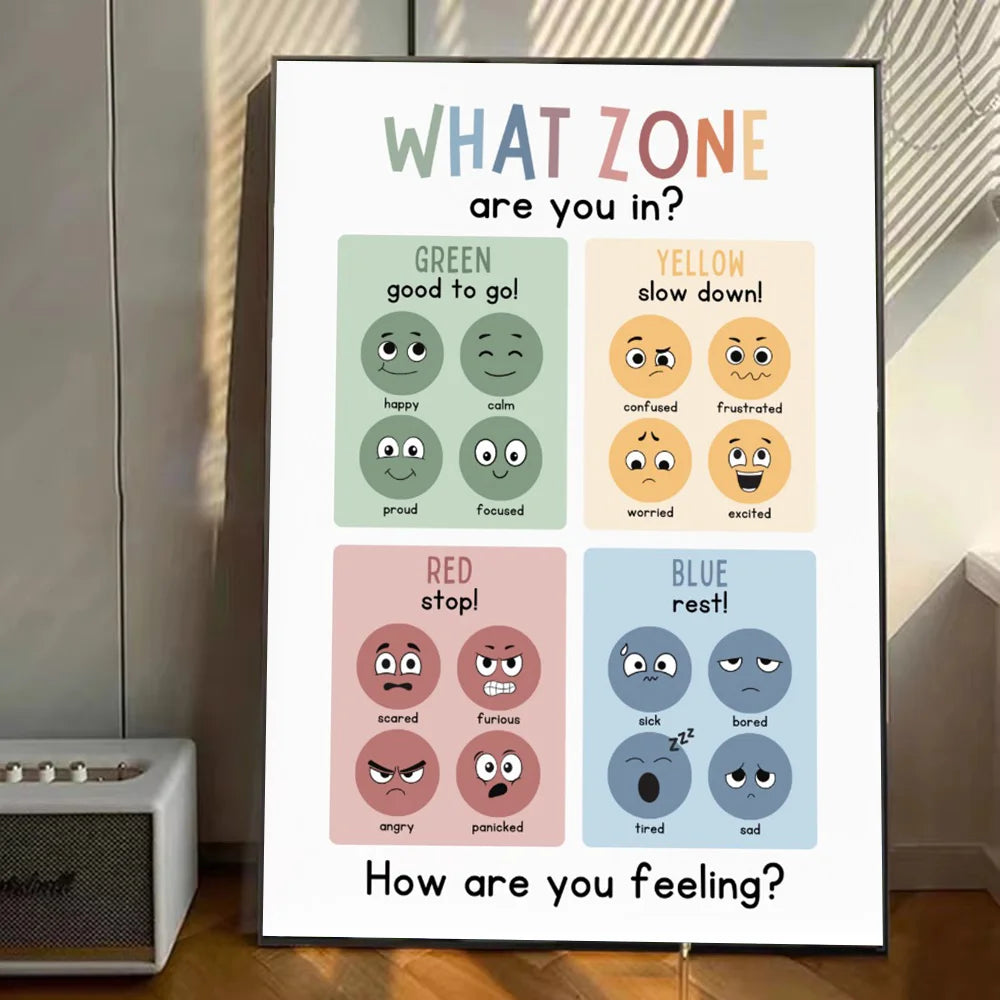Children's Positive Mood Tracking Posters