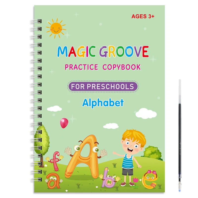 Reusable Magic Copybooks Baby Montessori Toys Magical Drawing Children Pen Control Training Books Kids Learning Educational Toys