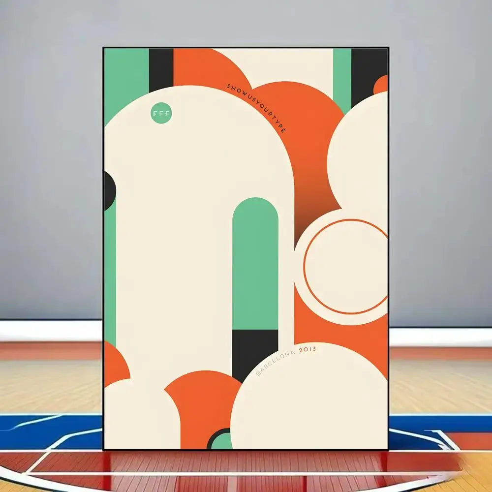 Modern Colourful Minimalism Poster
