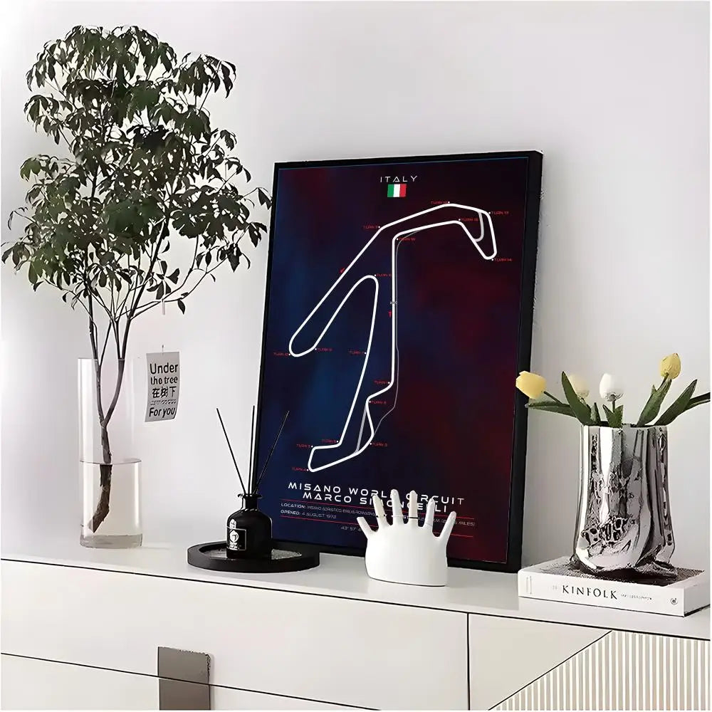 Formula 1 Race Track Poster