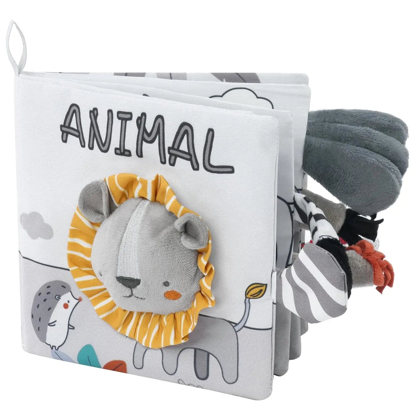 Soft Baby Books Toys 3D Touch and Feel Crinkle Cloth Books Babies Infant Kids Touch and Feel Crinkle for Infants Toddler Gifts