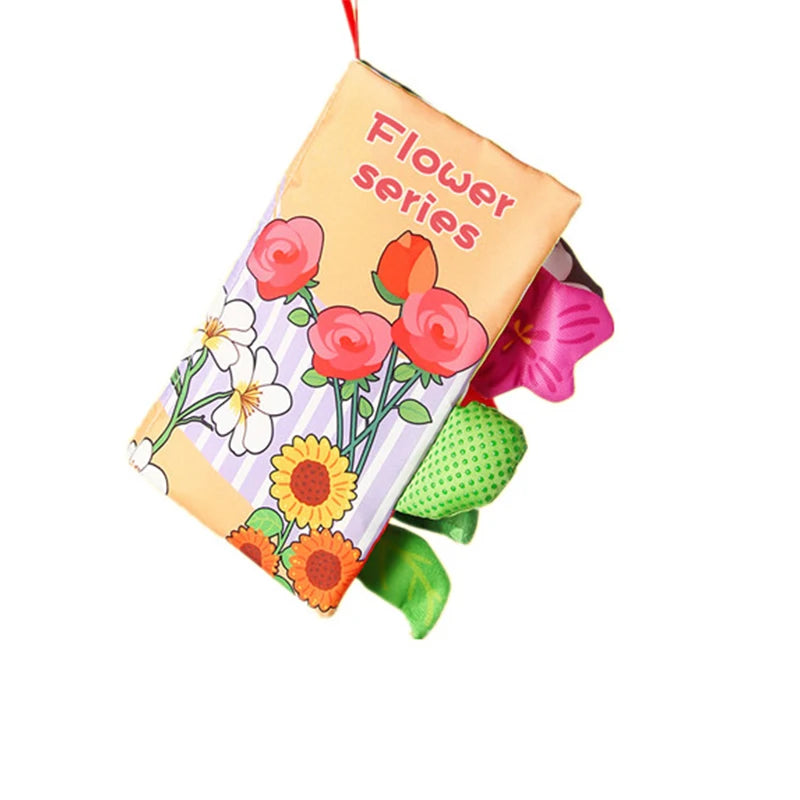 Baby Cloth Book for Children Fun Interactive Toys 0-3 Years Infant Early Education Toys Soft Tail Cloth Book Sensory Baby Toys
