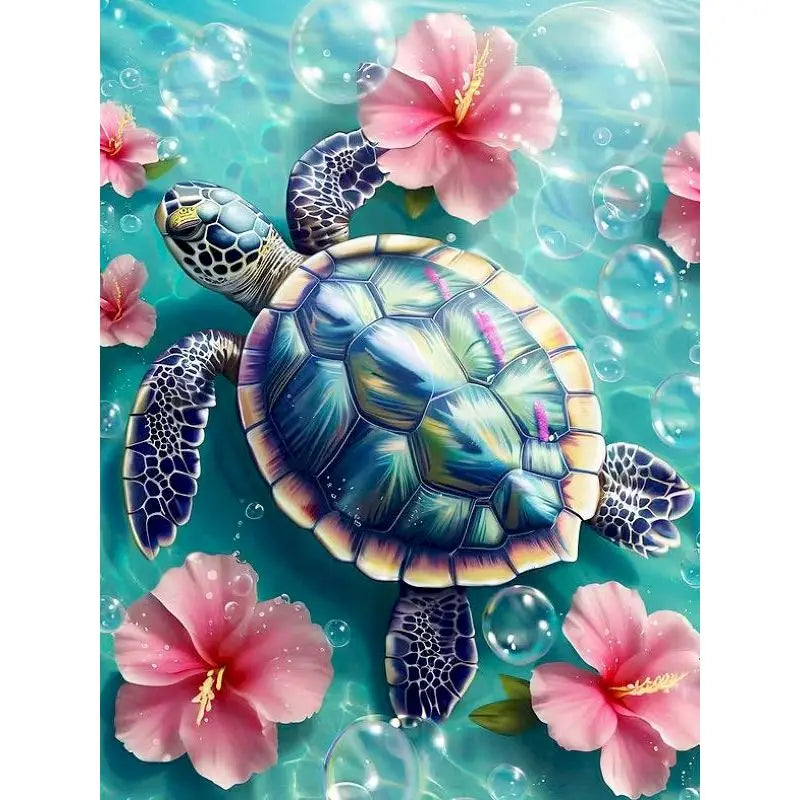GATYZTORY Sea Turtle Paint By Numbers Handiwork Art Art Supplies Animal Acrylic Painting on Canvas Picture Drawing By Numbers