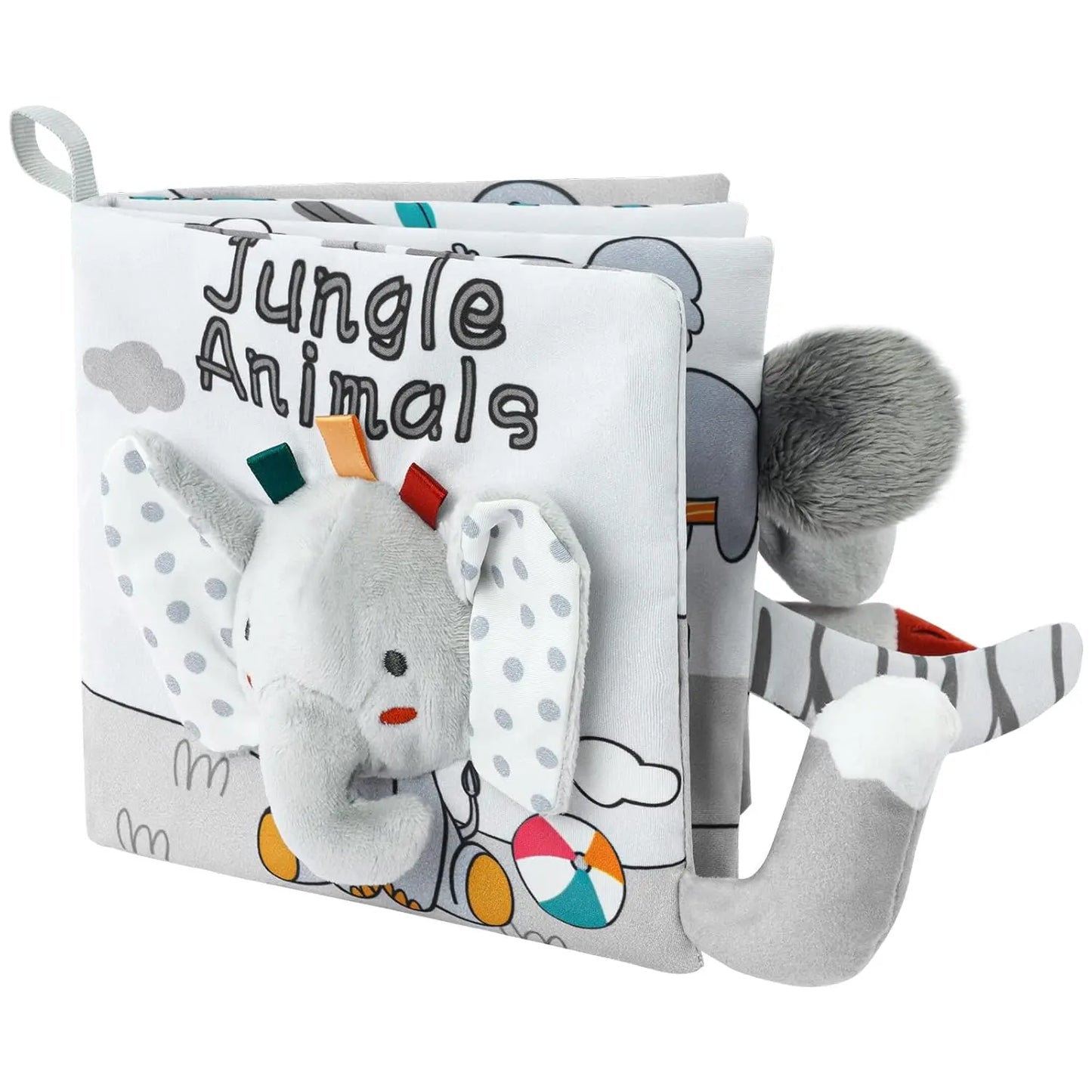 Soft Baby Books Toys 3D Touch and Feel Crinkle Cloth Books Babies Infant Kids Touch and Feel Crinkle for Infants Toddler Gifts