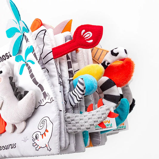 Soft Baby Books Toys 3D Touch and Feel Crinkle Cloth Books Babies Infant Kids Touch and Feel Crinkle for Infants Toddler Gifts
