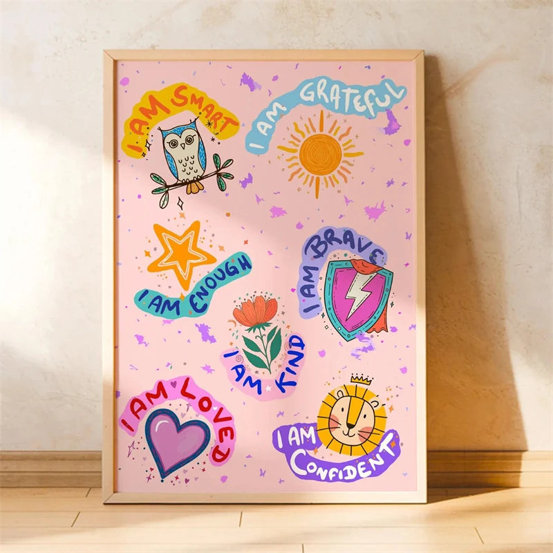 Positive Affirmation Nursery Poster