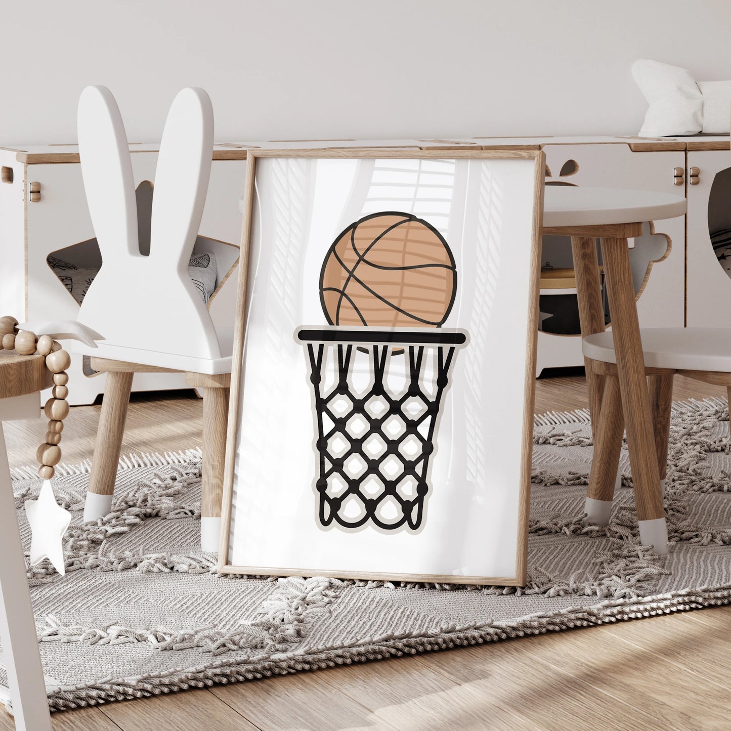 3pcs Personalized Custom Name Cartoon basketball Wall Art Print Picture Canvas Poster Painting For Living Room Home Decor