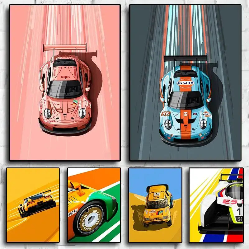Modern Racer Posters