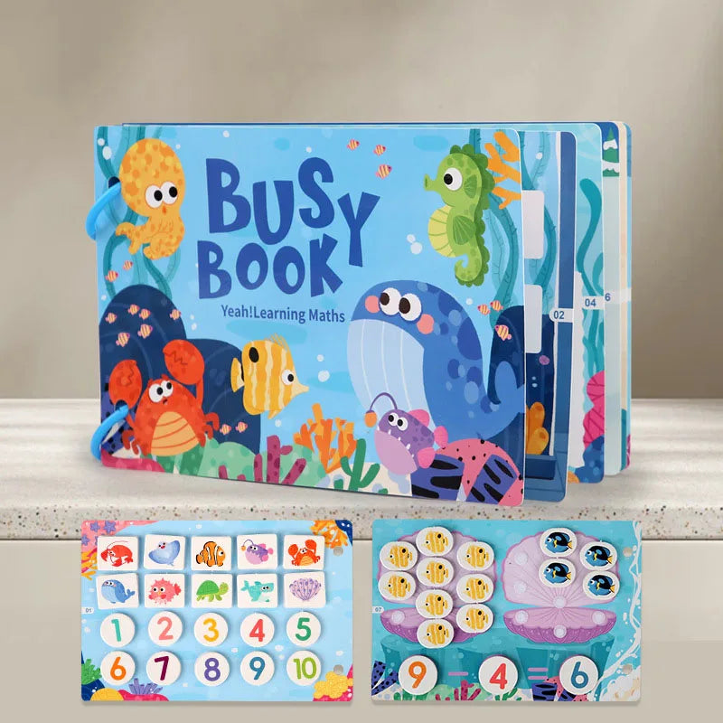 Animal Habitat Sticker Book for Kids Activity Montessori Busy Books Funny Sticker Book Educational Game Travel Toys for Toddlers