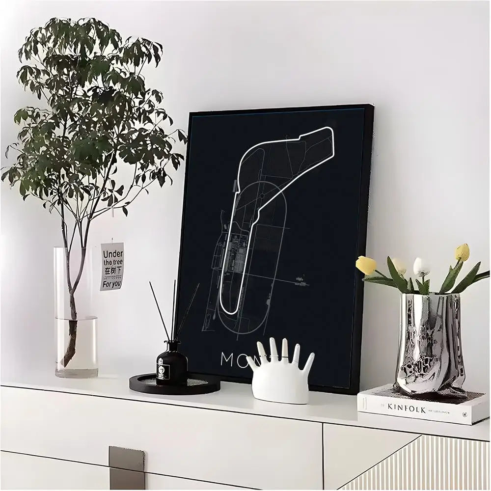 Formula 1 Race Track Poster