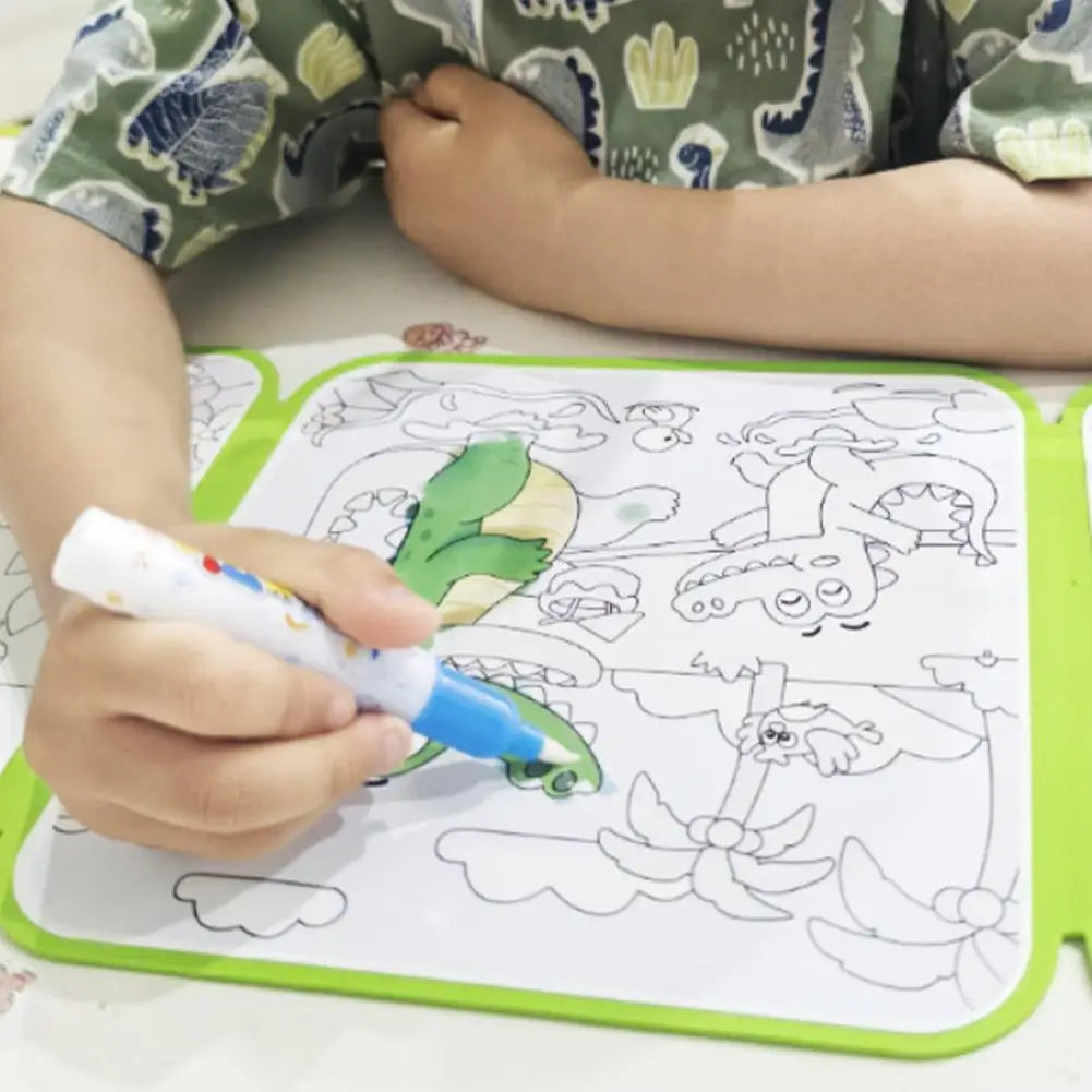 DIY Magic Water Drawing Book for Kids Early Education Doodle Coloring Book Birthday & Holiday Gift Creative Fun Activity Bo Q8Z7
