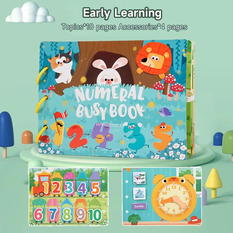 Animal Habitat Sticker Book for Kids Activity Montessori Busy Books Funny Sticker Book Educational Game Travel Toys for Toddlers
