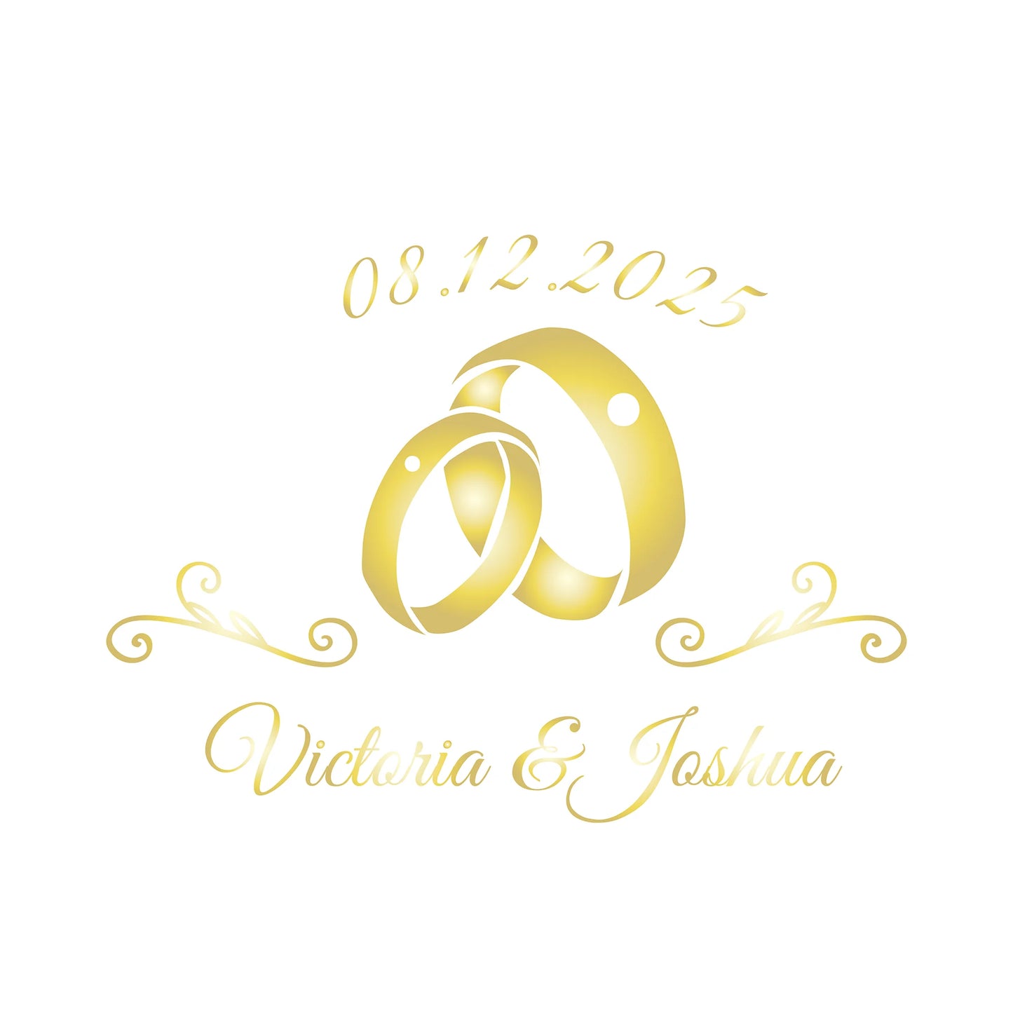 50pcs Custom Gold Foil Stickers Round Clear Label Wedding Party Envelope Gift Thank You Sticker Invitations Seals Support Hebrew