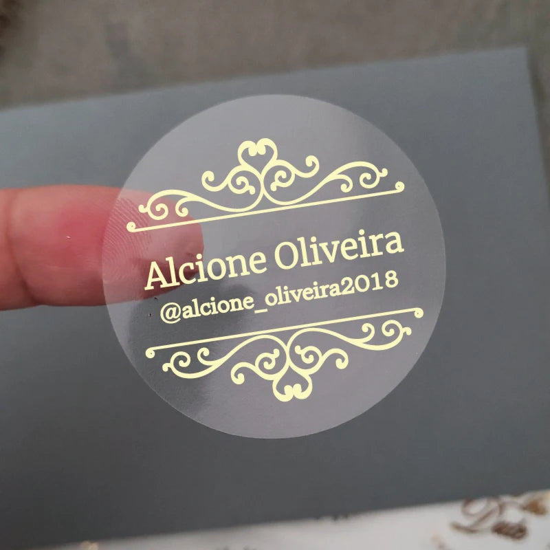 Custom Gold Foiled Stickers, Wedding, Birthday, Your Text, Thank You Labels, Baby Shower, Engagement, Invitation Seals.50 Pieces