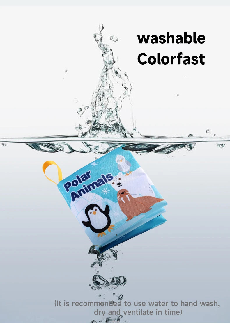 Baby  Enlightenment Cloth Books Educational Toys Baby Intelligence Development Learning Book Rustle Sound Cognition Sensory Toys