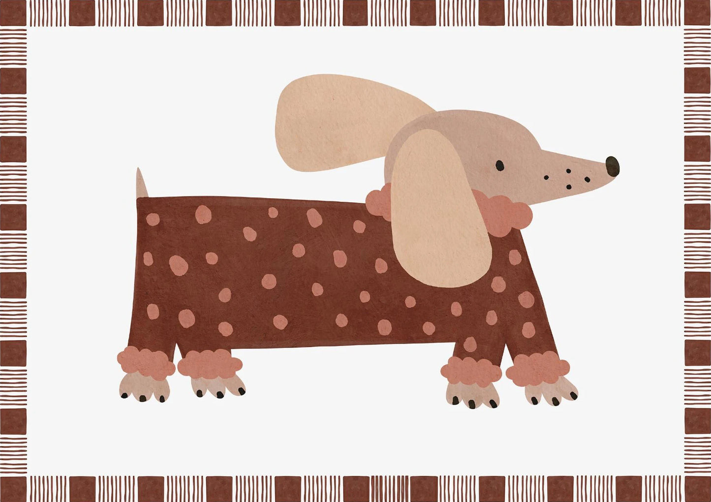 Boho Nursery Wall Art with Woodland Animals