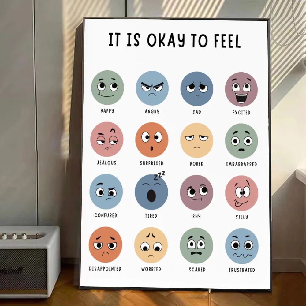 Children's Positive Mood Tracking Posters