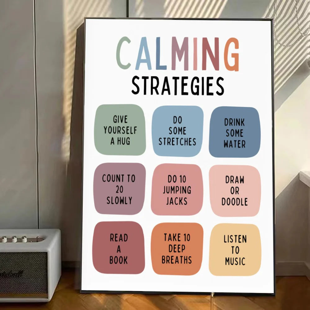 Children's Positive Mood Tracking Posters