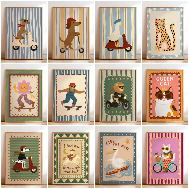 Artsy Animal Posters