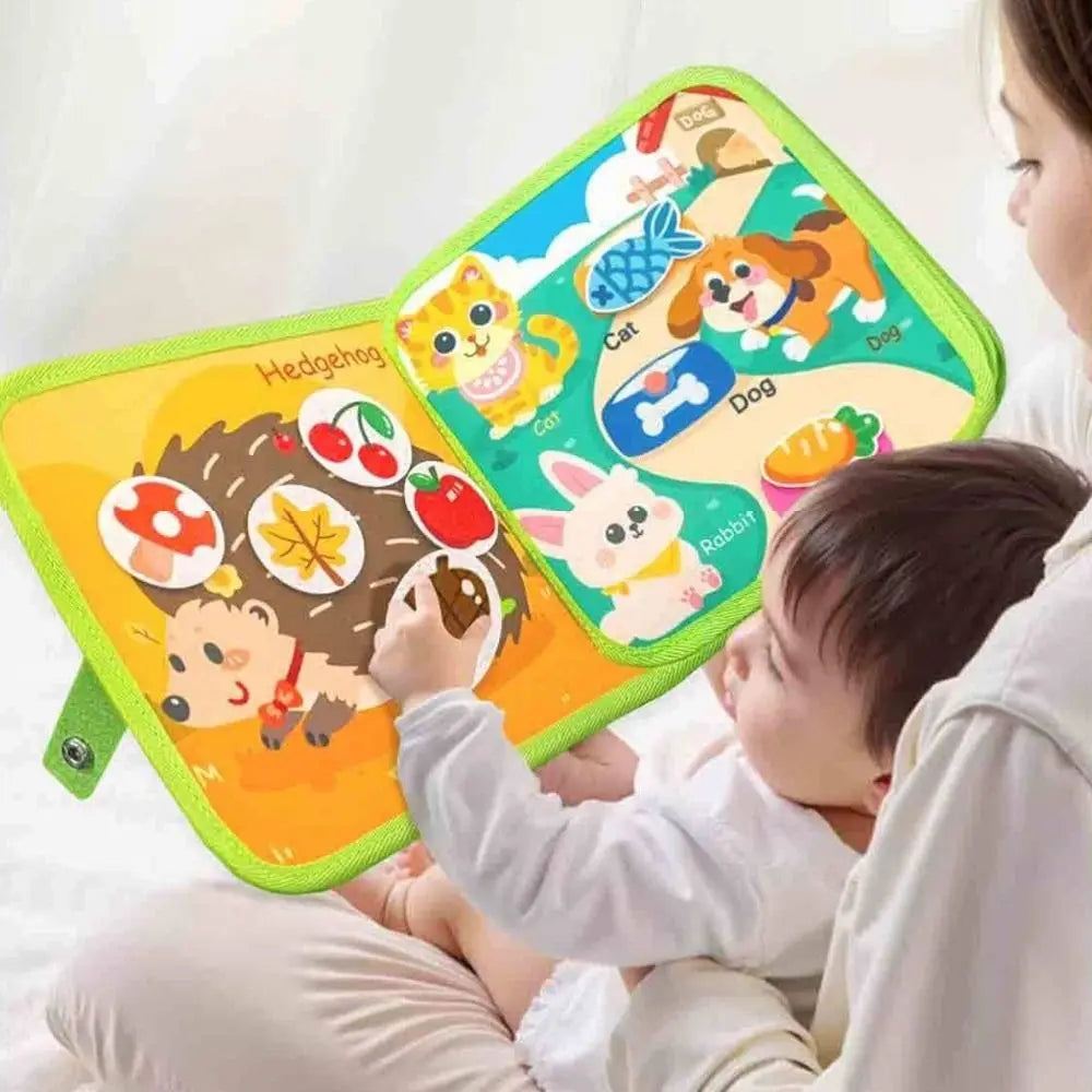 Creative Cognitive Educational Felt Busy Books Unbreakable DIY Felt Books Enlightenment Quiet Book Children's