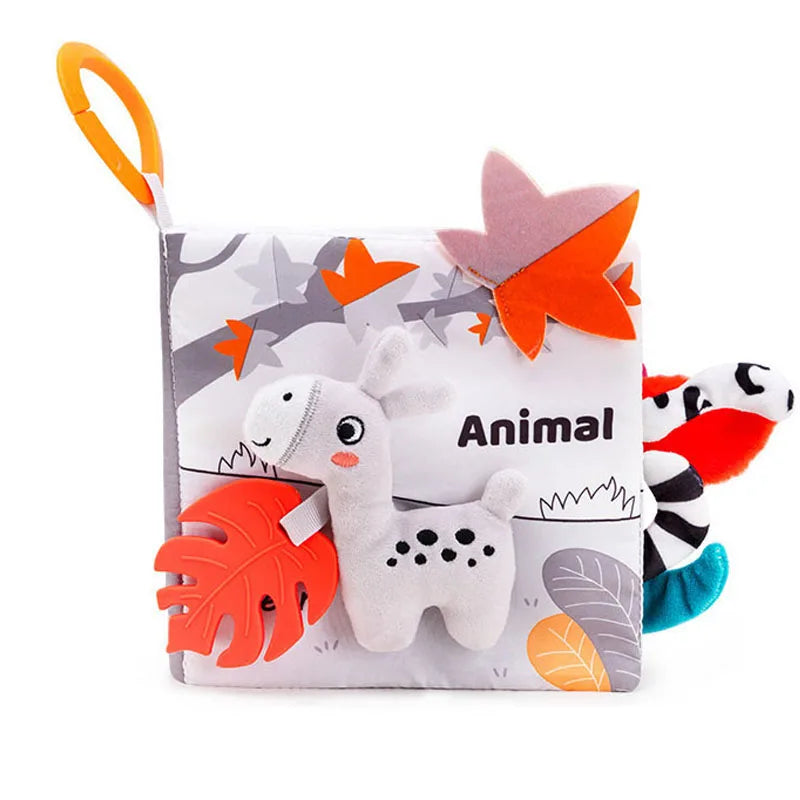 Baby Toys 0-12M Cloth Book Early Life Skills Learning Bath Potty Brush Teeth Cognitive Quiet Book Montessori Interactive Books