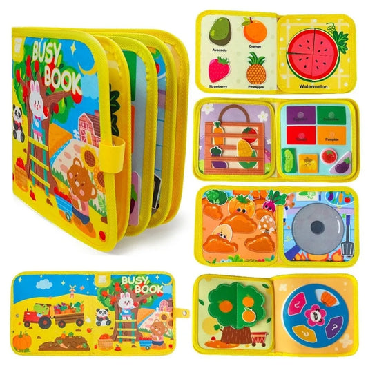 Creative Cognitive Educational Felt Busy Books Unbreakable DIY Felt Books Enlightenment Quiet Book Children's