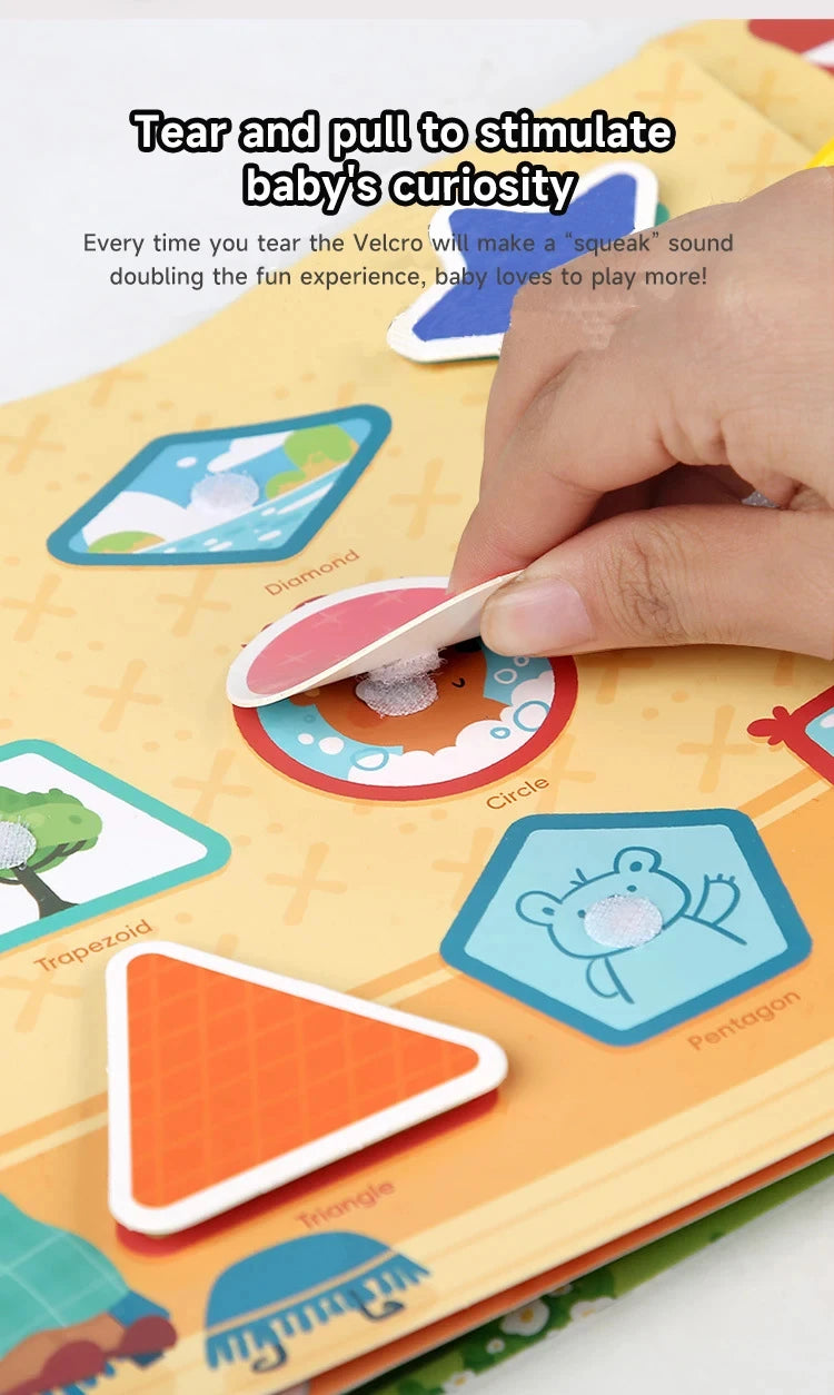 Animal Habitat Sticker Book for Kids Activity Montessori Busy Books Funny Sticker Book Educational Game Travel Toys for Toddlers