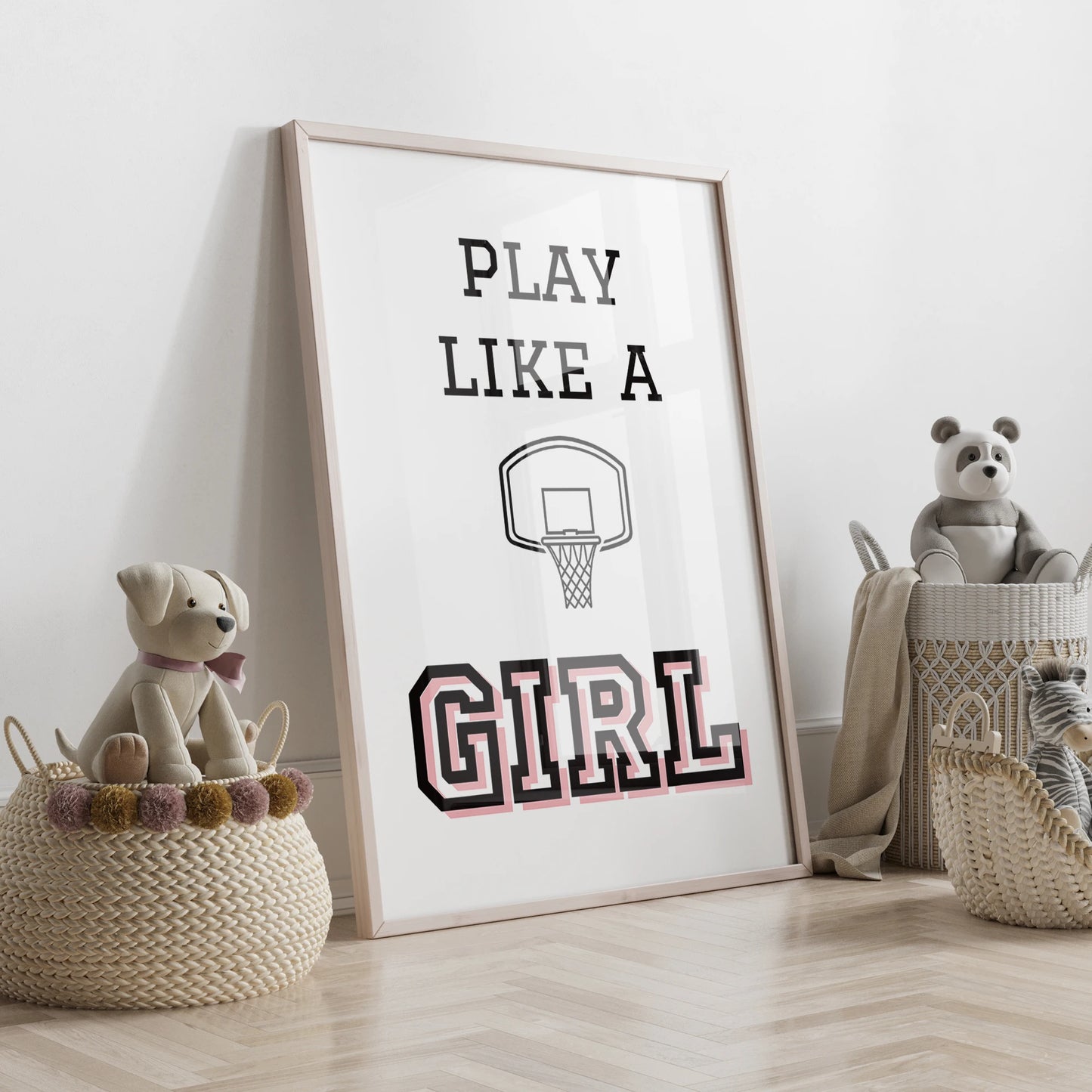 3pcs Personalized Custom Name Cartoon basketball Wall Art Print Picture Canvas Poster Painting For Living Room Home Decor